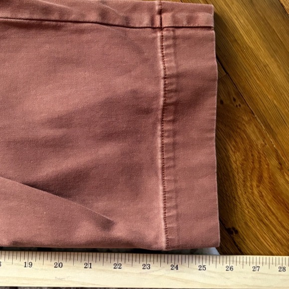 SPANX Stretch Twill Crop Pant Rust Brown Women's Size Small - Picture 7 of 9
